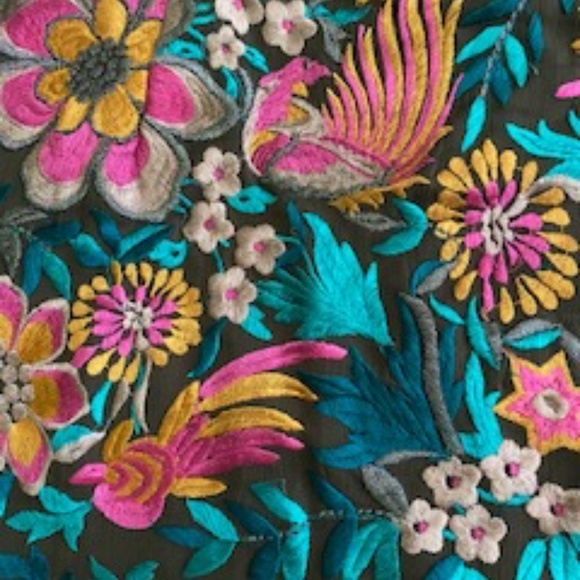 Anthropologie Emboridary Skirt by BARASCHI Size 0 - Picture 6 of 16